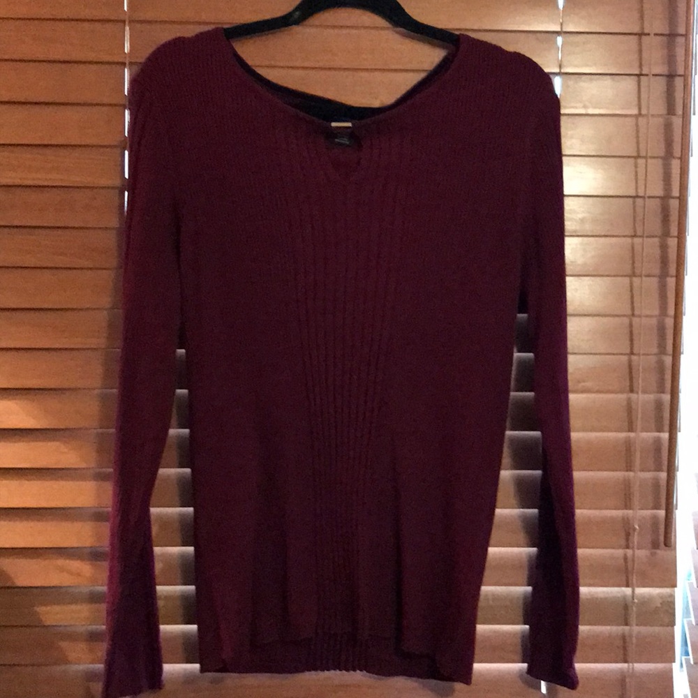 Burgundy sweater